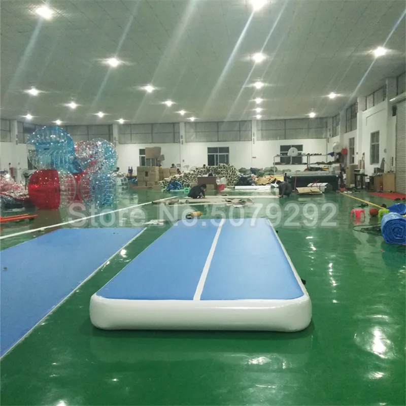 Купить Бесплатная доставка, надувной матрас с насосом, 4 м/5 м/6 м * 2 м * 0,2 м, воздушный пол для тренировок, гимнастический коврик для тхэквондо DWF, ковр...