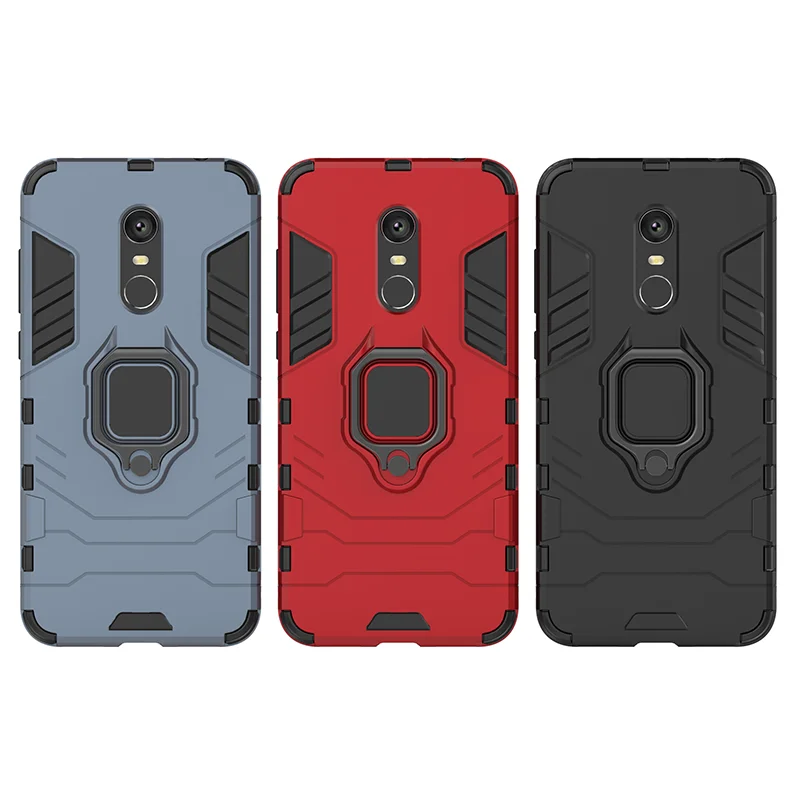 SemgCeKen finger ring armor case for redmi note 4 4x x note5 pro note4 5 plus 5plus luxury original stand phone Hard back cover |
