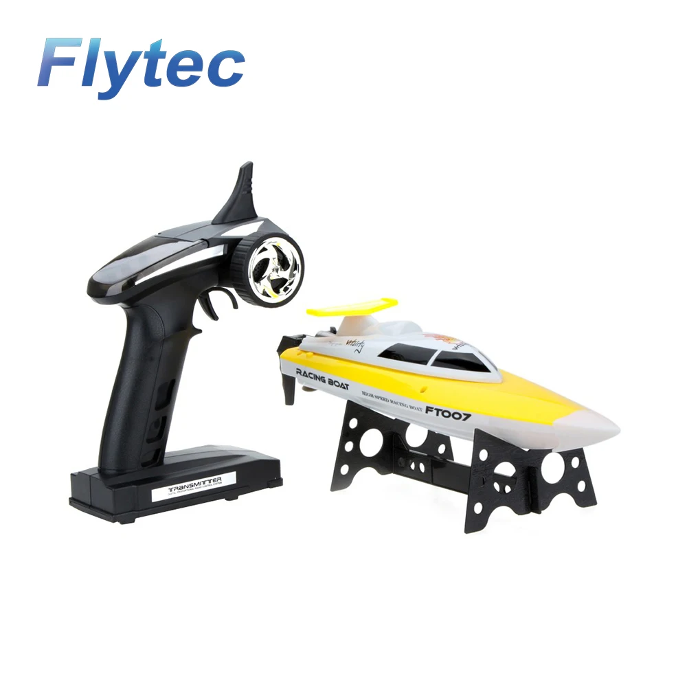 Радиоуправляемая лодка Flytec Feilun FT007 2 4G 4 канала 20 км/высокая скорость для детей| |