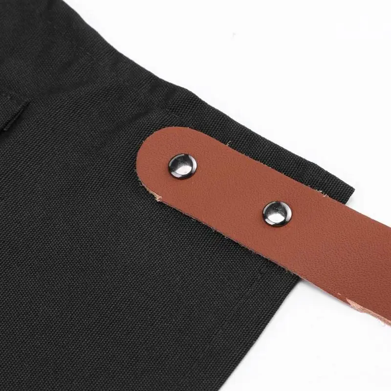 Тканевый хлопковый фартук для кухни кофейни Парикмахерская без рукавов Рабочий