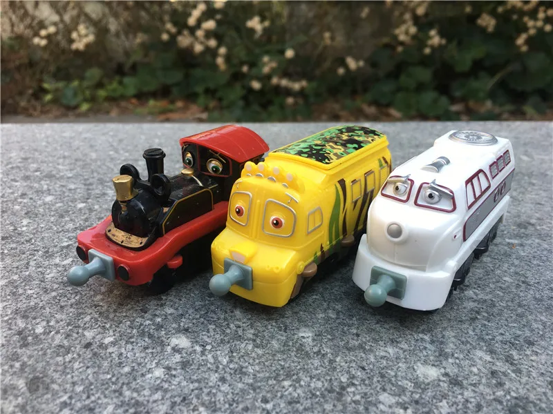 Takara Tomy Chuggington чатсворт/Mtambo/старый воздушный мяч 3 шт. Игрушечная модель поезд