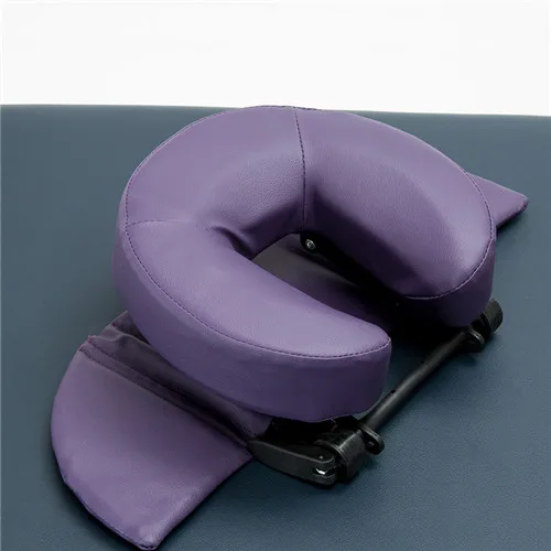 Purple Color Домашний массажный набор-Делюкс регулируемый подголовник и подушка для лица/дом и массаж для семьи красота Колыбель отдых коврик для стола и стола - Цвет: Purple Color