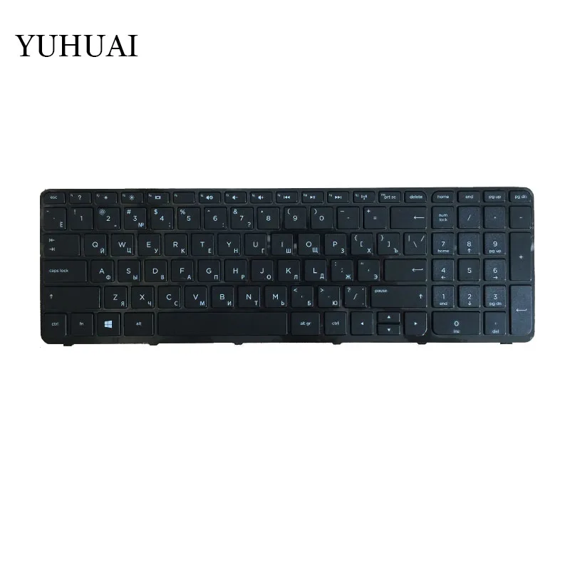 Русская клавиатура для hp Pavilion 17 17E 17N 17-N 17-E R68 AER68U00210 710407-001 720670-251 725365-251 RU черный с рамкой
