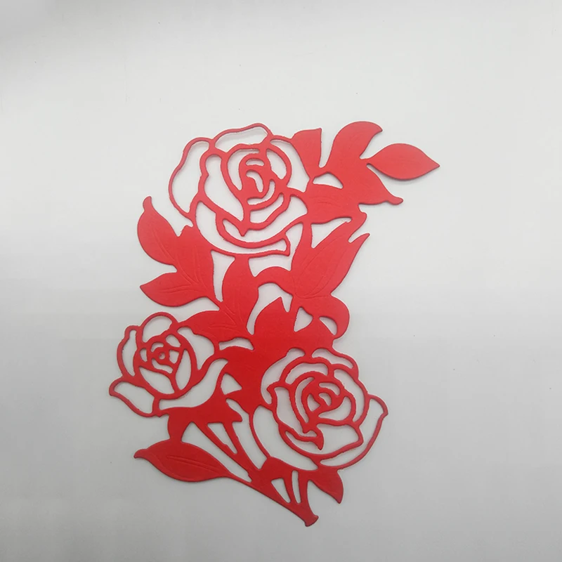 

Metal steel Cutting Dies New Flower rose Decoration lace DIY Scrap booking Photo Album Embossing paper Cards 7.8*10.8cm