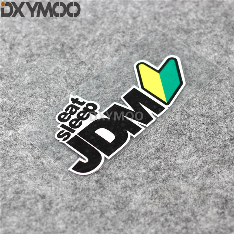 Мотоциклетные автомобильные наклейки в японском стиле JDM шлем Eat Sleep Leaf
