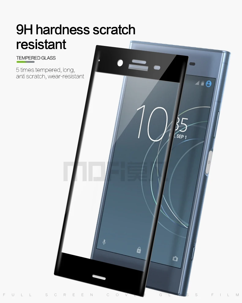 Для Sony Xperia XZ1 закаленное стекло Mofi 3D изогнутые для Xperia XZ1 двойной F8342 Экран Full защитная пленка HD Защита ЖК экрана