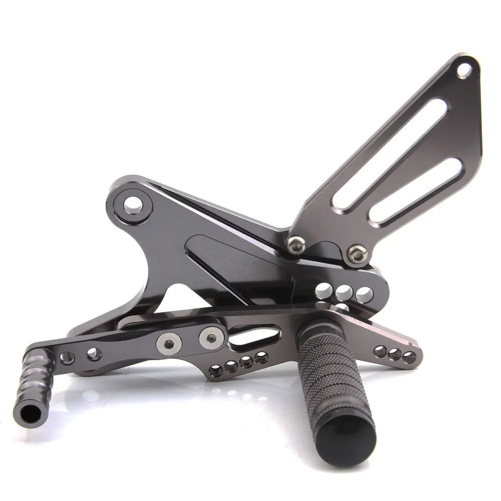 CNC титановые алюминиевые регулируемые Задние подножки для Yamaha YZF-R1 YZF R1 2009 2010 2011 2012 2013