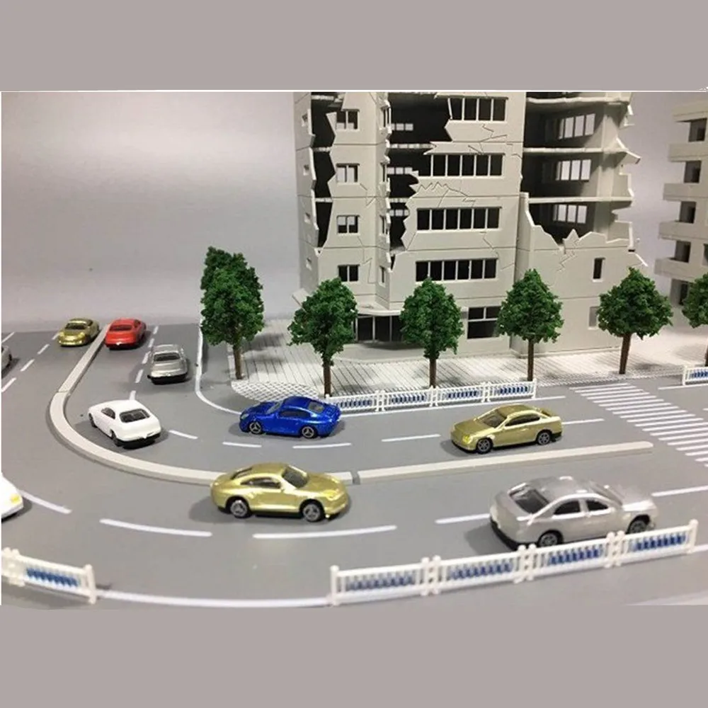 1/144 N масштаб разрушенные модели здания набор битва поврежденные Outland включены