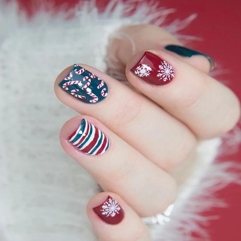 BORN PRETTY Christmas Theme Nail Art Stamp маникюрный шаблон печатная пластина трафарет для