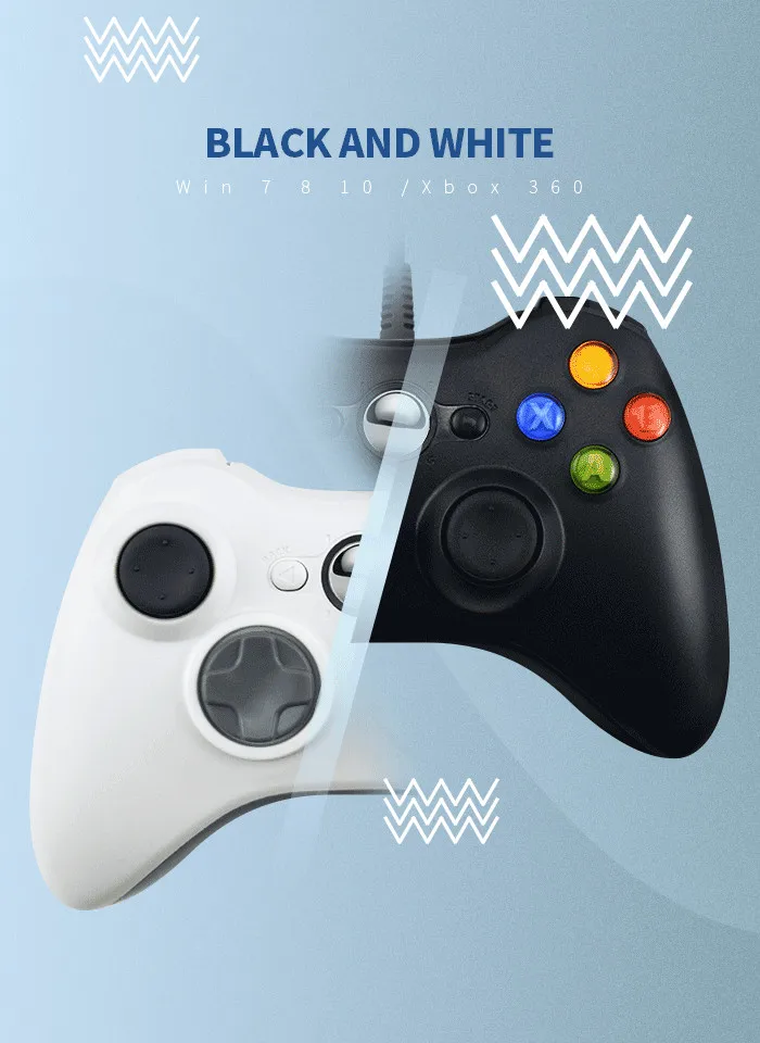 Данных лягушка USB проводной геймпад для Xbox 360/тонкий контроллер для Windows 7/8/10 microsoft ПК контроллер Поддержка для паровой игра