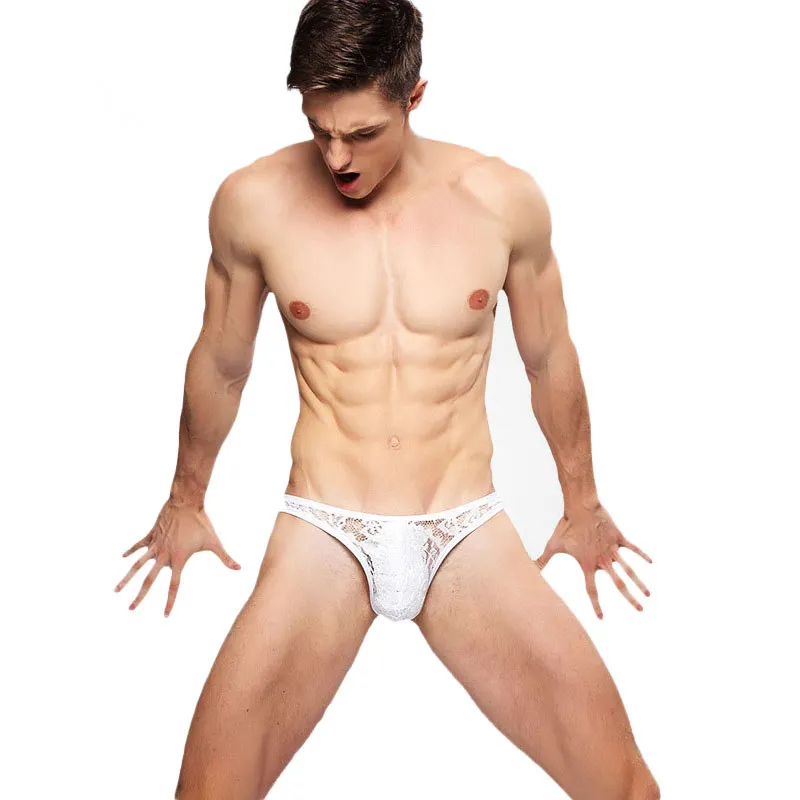 Трусы танга мужские кружевные 4 шт.|mens lace underwear|lace underwear for mensexy men |