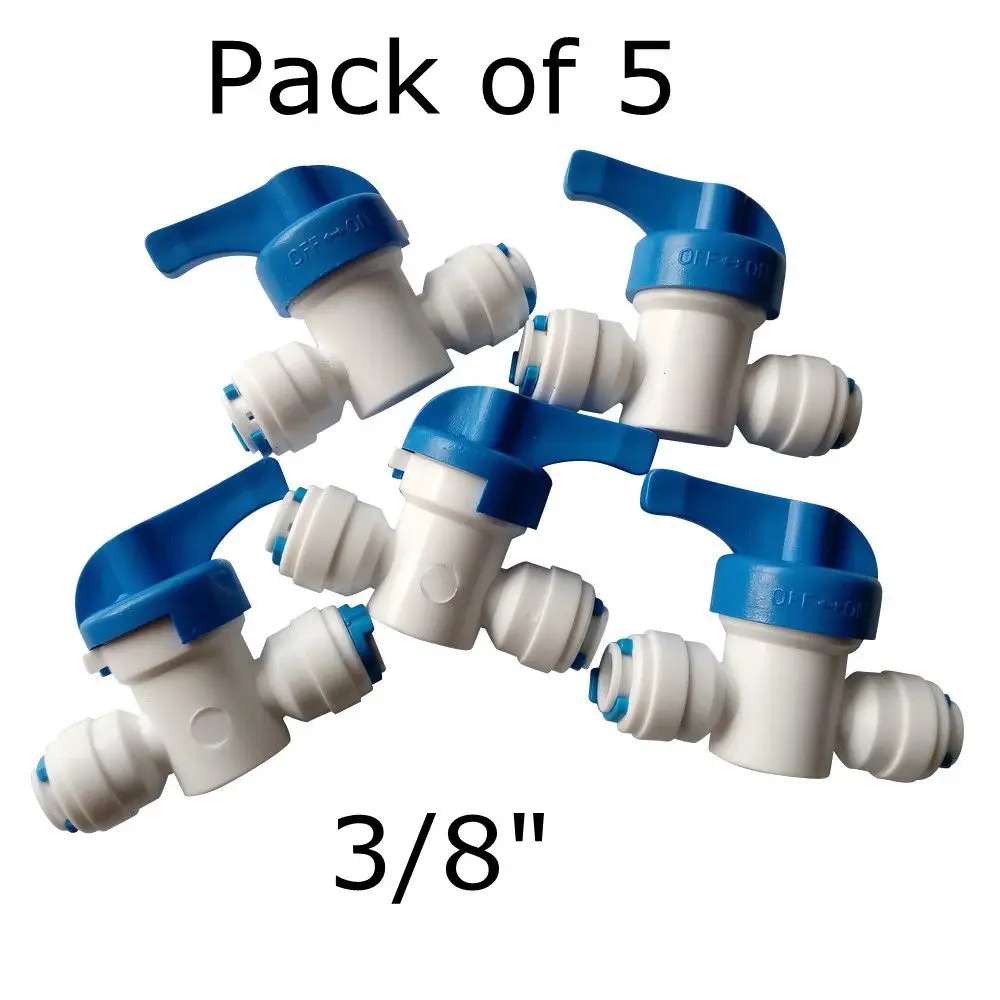 Прямой шланг диаметром 3/8 дюйма 5 шт. БЫСТРОРАЗЪЕМНАЯ насадка шаровой клапан POM