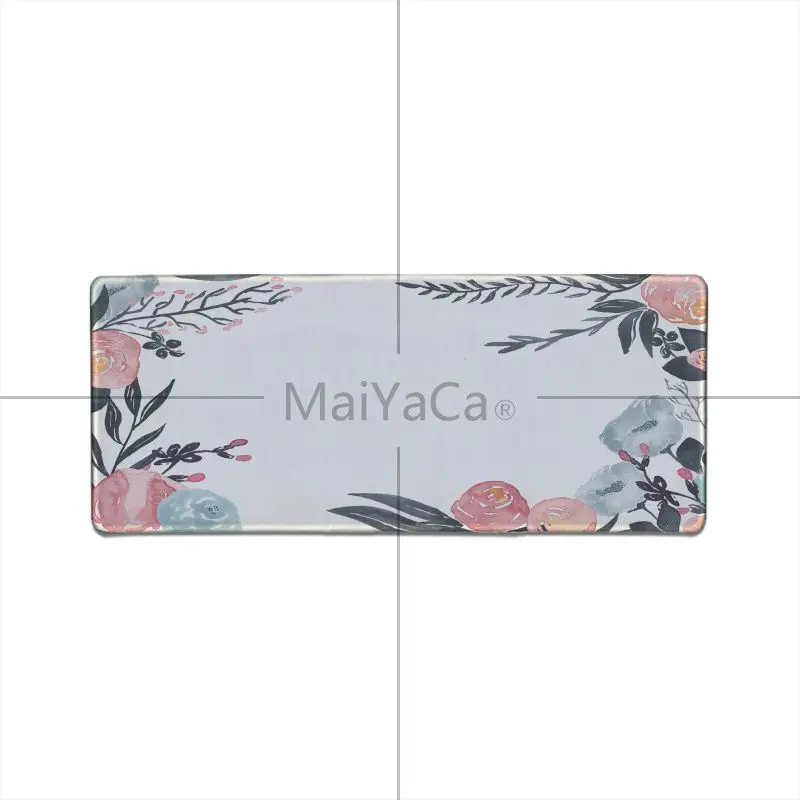 MaiYaCa коврик для мыши забавный простой дизайн цветы ноутбука игры большой игровой