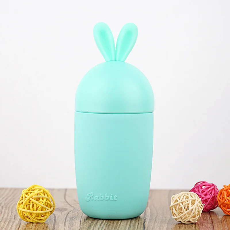 Термостойкая герметичная стеклянная бутылка BearKnight для воды прозрачная милый