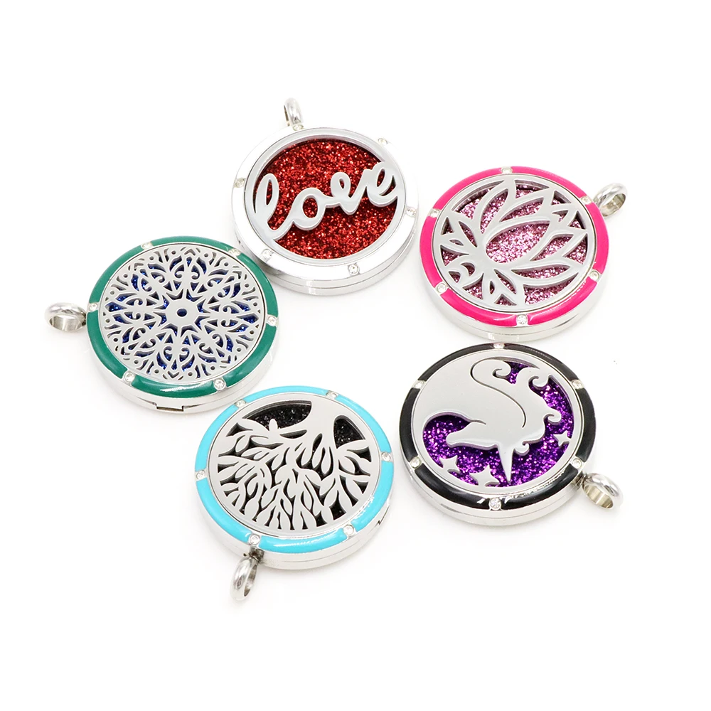 Крест эфирное масло медальон со светорассеивателем кулон для женщин круглый