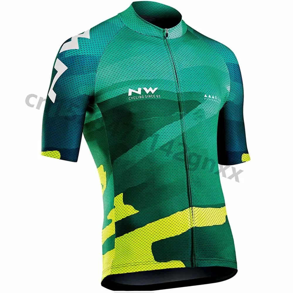 NW Northwave Велоспорт Джерси мужская с коротким рукавом MTB велосипедная одежда профессиональная, командная, велосипедная Одежда дышащая Ropa Ciclismo Hombre A09 - Color: 15