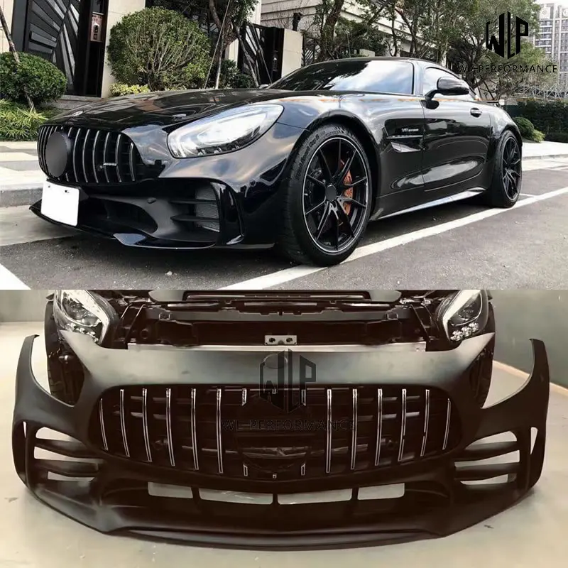 Высококачественный передний бампер из углеродного волокна/FRP upained GT GTS AMG для Mercedes