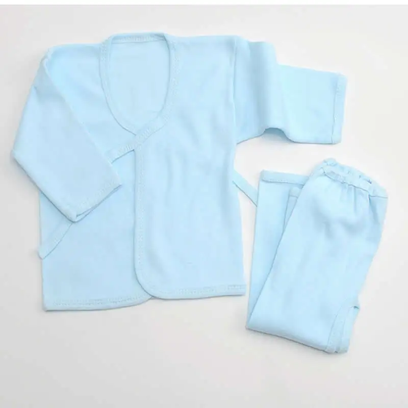 Одежда для новорожденных комплекты малышей Лидер продаж чесаный хлопок Комплект