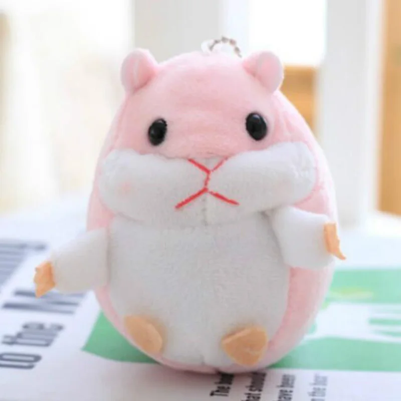 Kawaii милый хомяк плюшевый брелок игрушечное животное маленькая кукольная цепочка