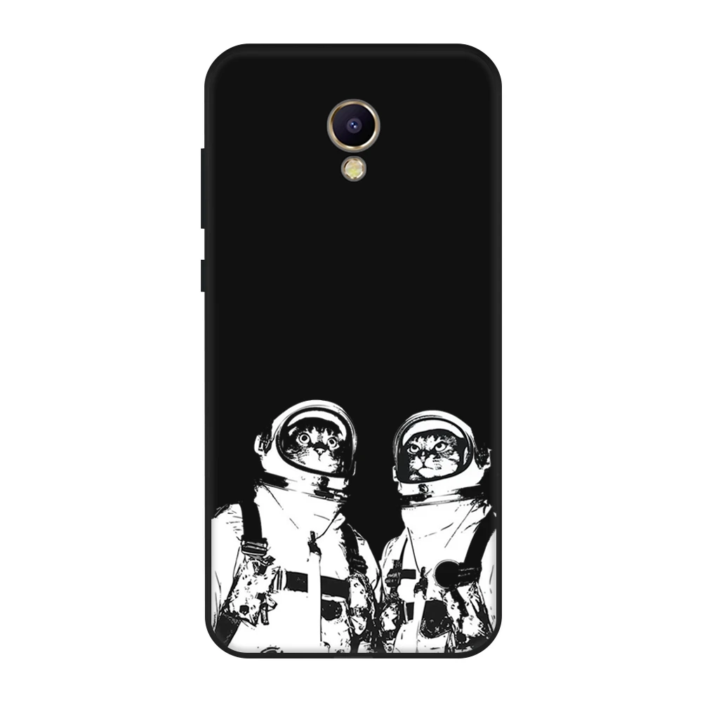 Мягкий силиконовый чехол с изображением котов растений животных для Meizu M5S M5C M6, силиконовый чехол-бампер из ТПУ для Meizu M5 Note M6 Note - Цвет: 03
