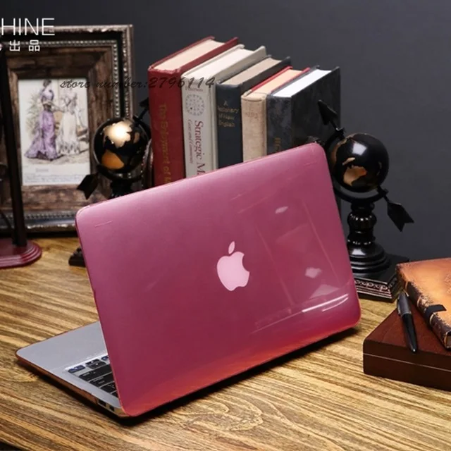 Жесткий чехол для ноутбука с кристаллами Apple Macbook Air Pro Retina с/без сенсорной панели 11