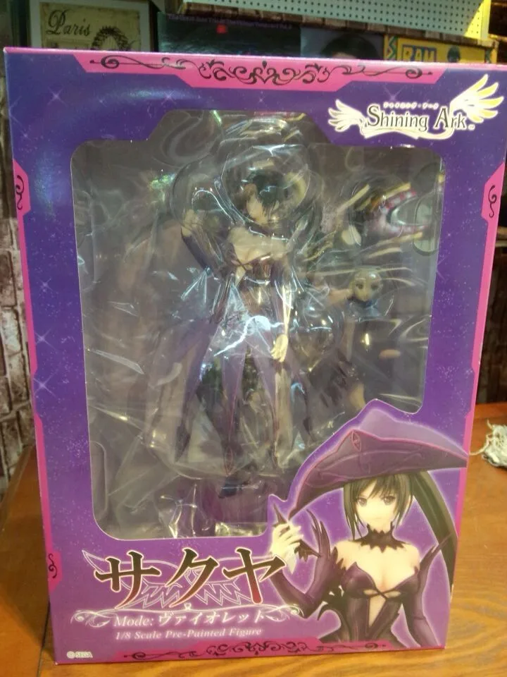 27cm Shining Ark Sakuya Mode Violet 1/8 Scale Action Figure Model brinquedos Collectible Toys Dolls Anime Cartoon gift | Игрушки и хобби