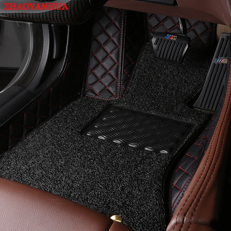 Специальный заказ автомобильные коврики для BMW 3/4/5/6/7 Серии GT М3 X1 X4 X5 X6 Z4 5D кожа