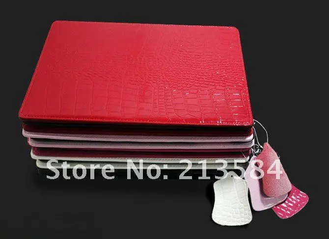 Crocodile Skin PatternSupper Thin Leather Case for New iPad 3 100% Genuine iPad3 Retail-Free Shipping | Компьютеры и офис