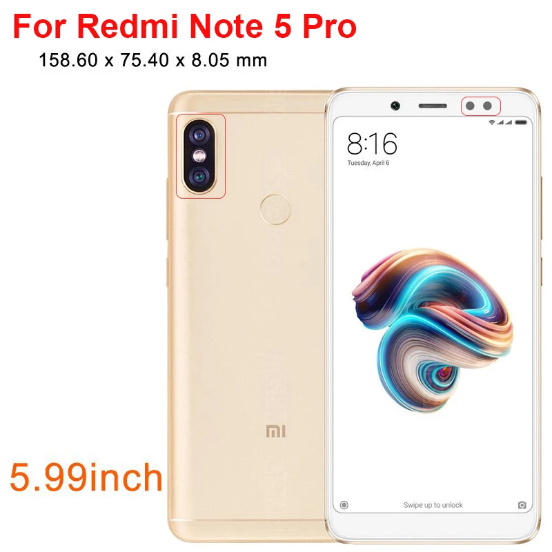 Закаленное стекло для xiaomi mi A2 Lite A1 4X A2lite A 1 стеклянная Защитная пленка экрана Red 5