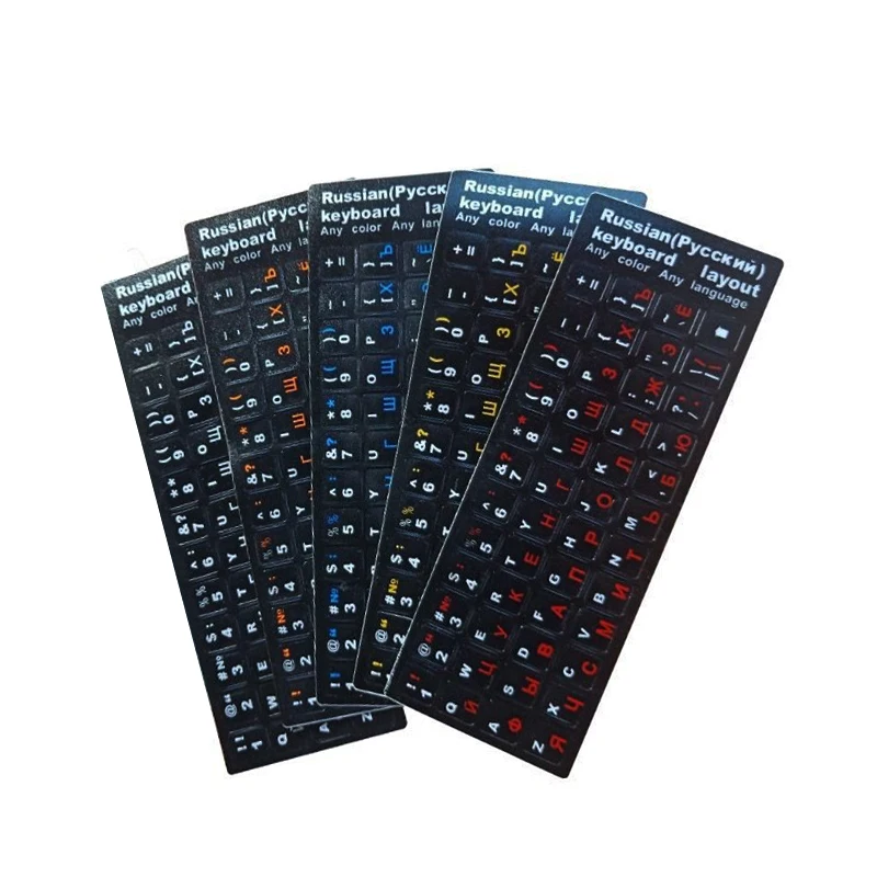 Наклейка на клавиатуру с русской раскладкой 10 17 дюймов|Чехлы для клавиатуры| |