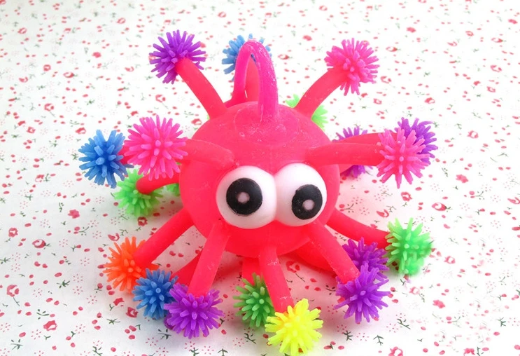 

1PCS Snow Vent Children Software Light-emitting Toys Flash Ball Vent Ball Gifts 2021