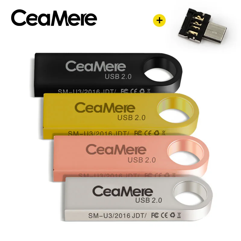 Флеш диск USB CeaMere C3 флешка 2.0 на 8 Гб 16 32 64 флеш карта памяти 512 Мб 256 без OTG|USB