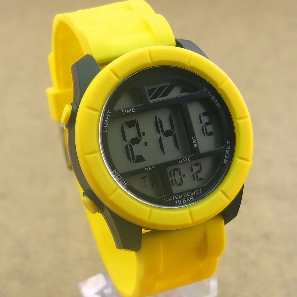 Для Мужчин's Спортивные часы Военная Униформа Часы светодиодный цифровой
