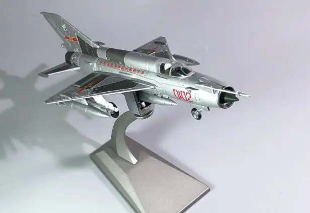 Редкое Специальное предложение 1/72 Китай ВВС J7(серия MiG 21) модель истребителя Коллекционная модель сплава