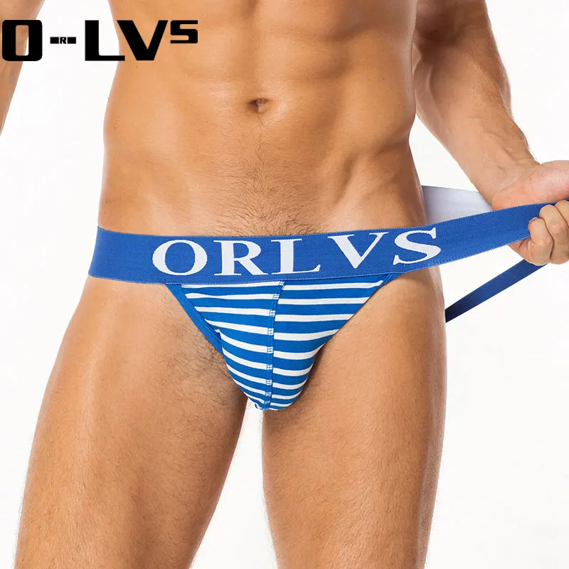ORLVS бренд Мужские трусы сексуальные хлопковая &quotРакушка&quot Трусики Cueca Gay Нижнее