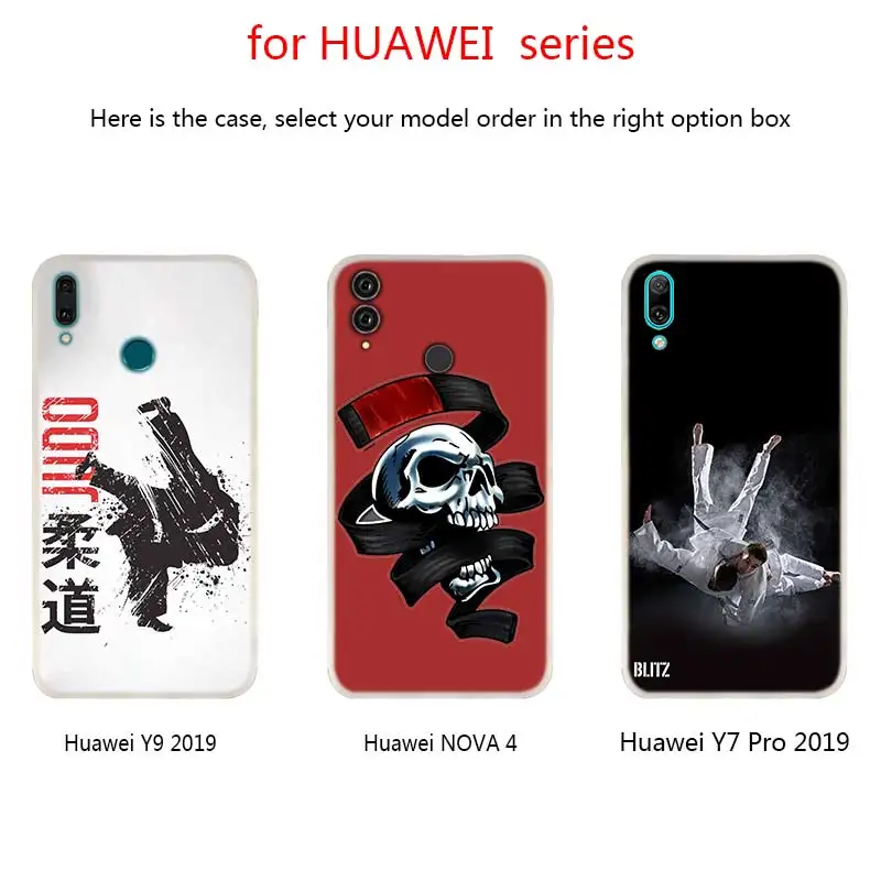 Janpan Judo Phone Case FOR Huawei Mate 10 20 30 Lite 20X Pro Nova 3 4 5i Y7 Y9 2019 2018 Cover | Мобильные телефоны и