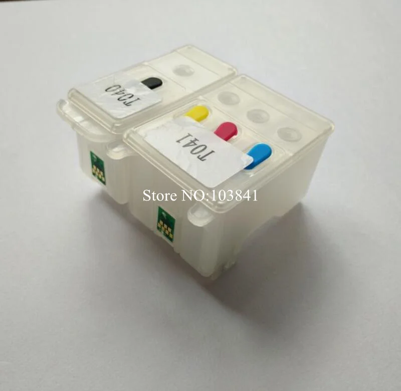 Пустой чернильный картридж T040 T041 для принтера Epson Stylus CX3200 C62 с чипом 2