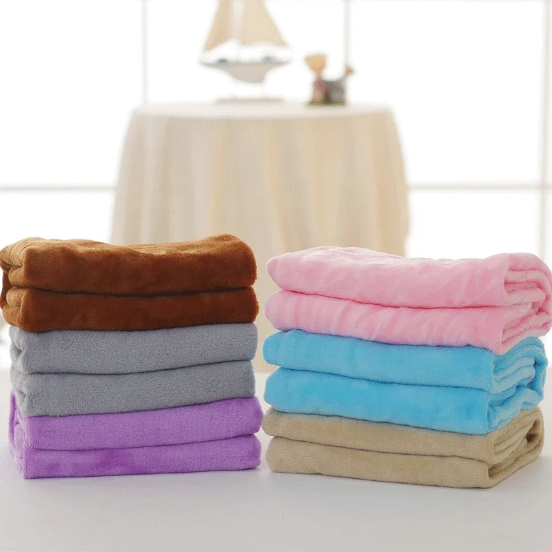 LOVRTRAVEL однотонный диван/постельные принадлежности фланелевое одеяло всесезонное