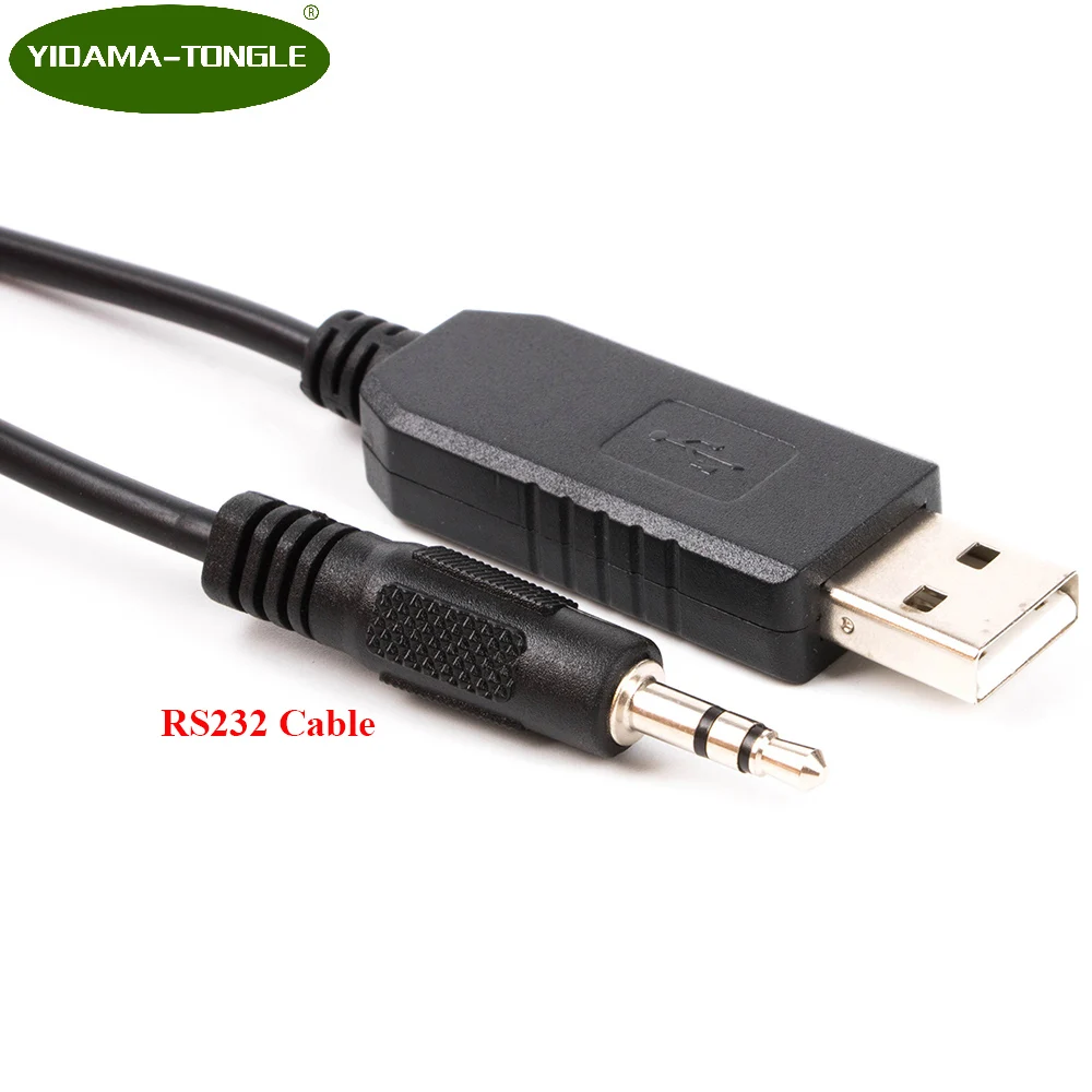 

USB RS232 to 3.5mm Serial Converter Adpater Mini Audio jack Stereo Plug cable