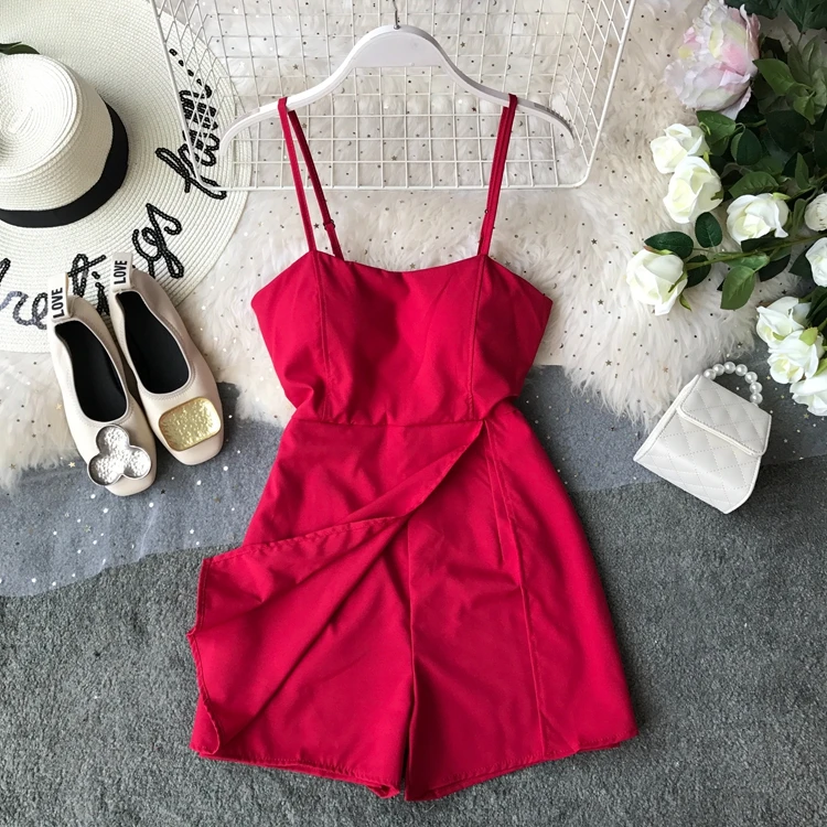 2019 летнее платье женские шорты шифоновое без рукавов Boho стиль короткое пляжное