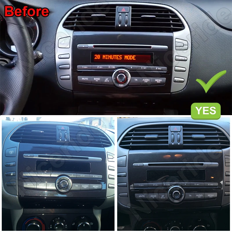 Android 8 1 автомобильный мультимедийный плеер gps 2 Din стерео Системы для Fiat Bravo 2007 2012