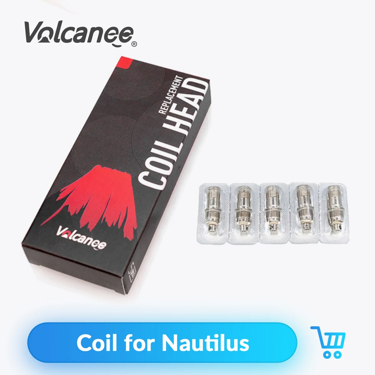 Volcanee 20pcs BV электронные сигареты испарители для катушки bvc Nautilus 2 AIO мини испаритель