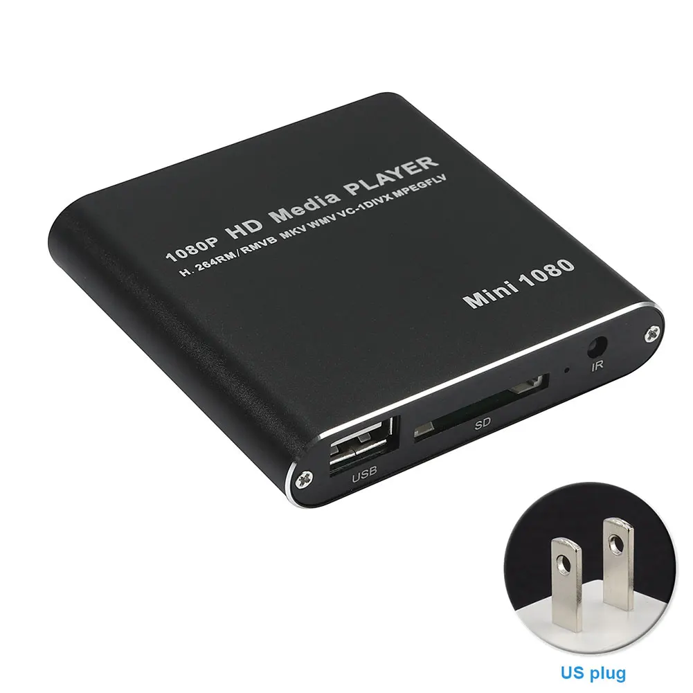 1080 P хост HDD медиаплеер домашний аудио плавное декодирование портативный AVI USB для