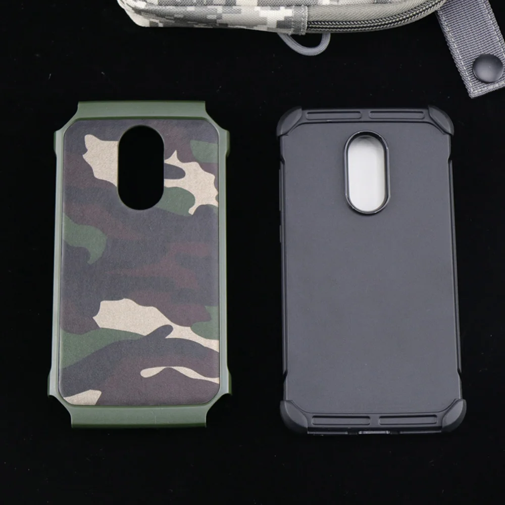 Shockproof Anti-knock Army Camouflage Cases For xiaomi redmi NOTE 3 4 Case PC Soft TPU Protective Cover Xiaomi MI5 MI6 |