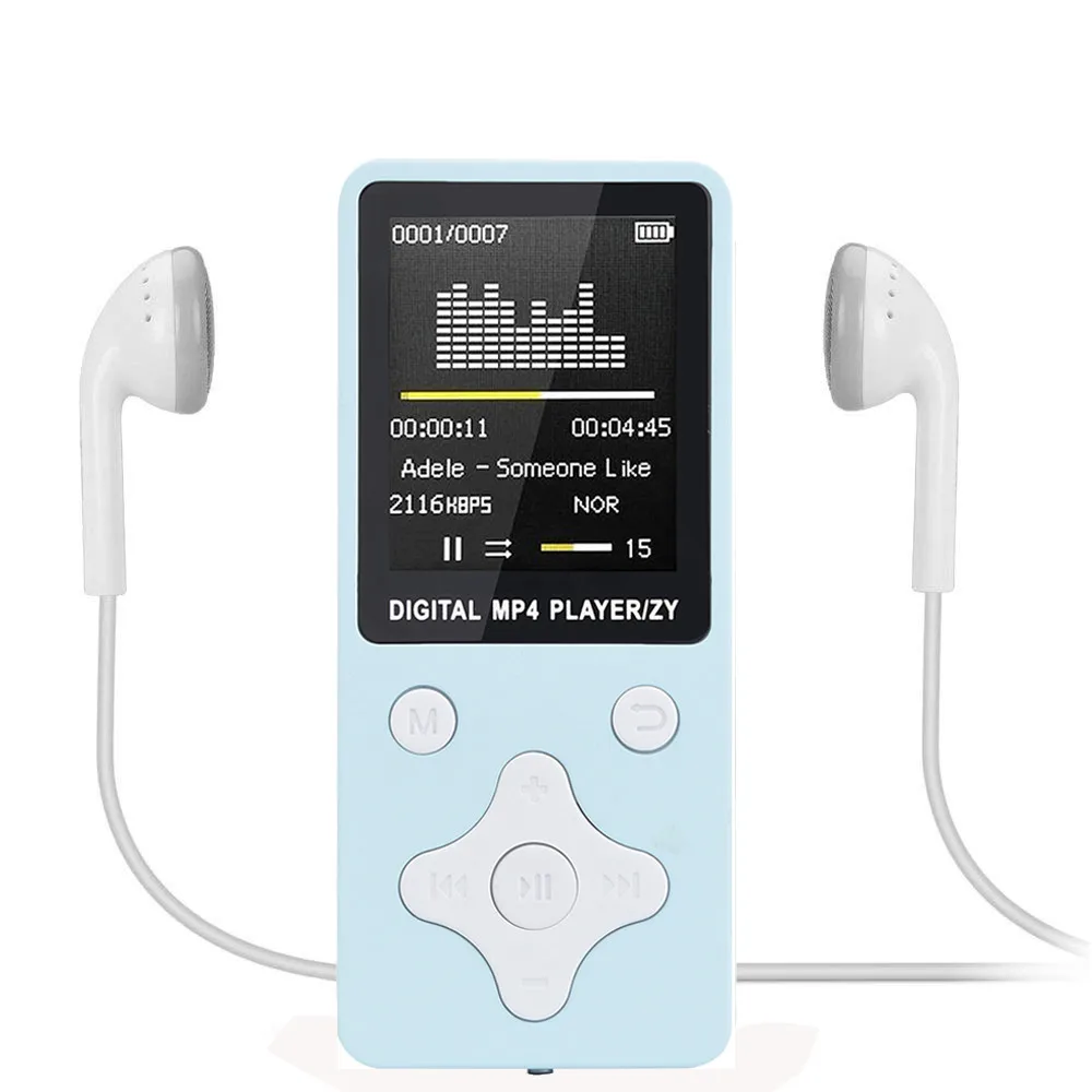 MP4 плеер HIPERDEAL 2019 модный портативный музыкальный без потерь комплект FM рекордеров