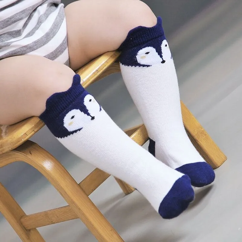 Дизайнерские Хлопковые гольфы для малышей 3 цвета милые носки мальчиков и