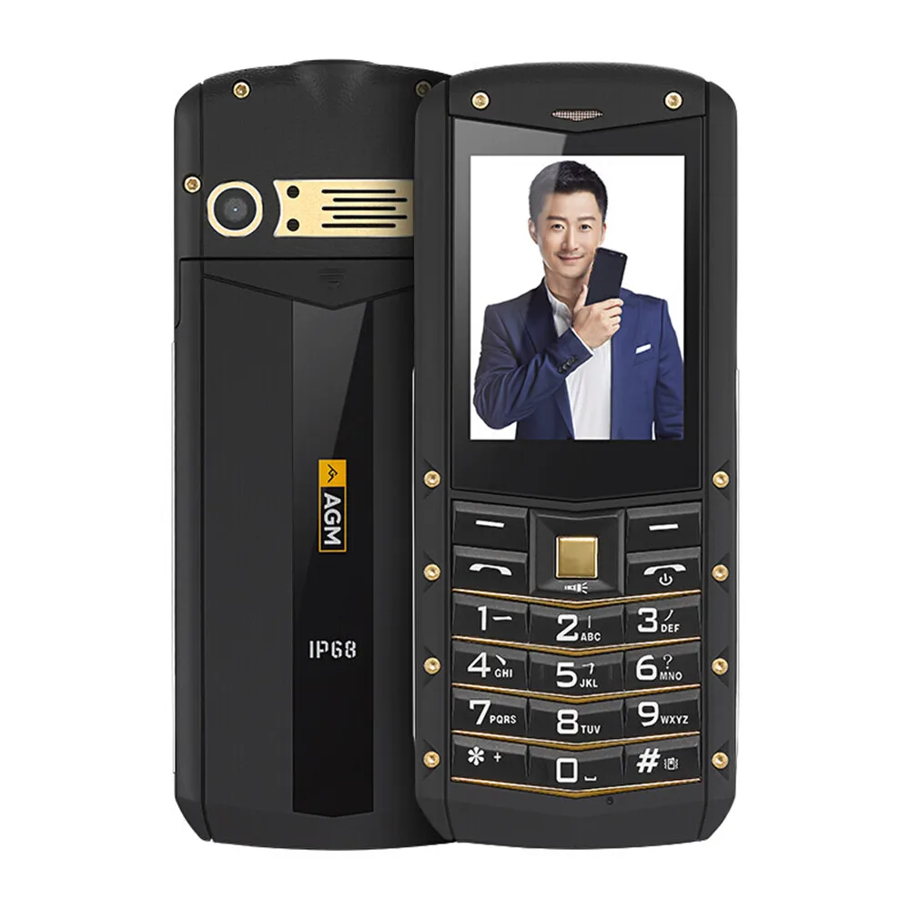 AGM M2 IP68 прочный водонепроницаемый ударопрочный телефон GSM с двумя sim-картами Bluetooth FM для пожилых студентов и детей бизнес-клавиатура Сотовый телефон