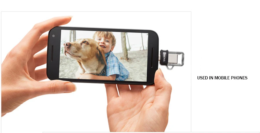 Sandisk USB флеш-накопитель 128 Гб 64 ГБ 32 ГБ 16 ГБ двойной OTG флеш-накопитель Высокая скорость памяти U диск Micro USB3.0 карта sdd3 для телефона или ПК