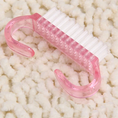 

U119 2 Nail Cleaning Clean Brush Tool File Manicure Pedicure free shipping
