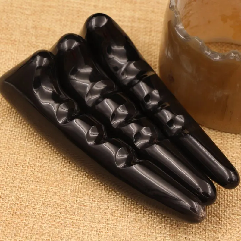 Массажная пластина для ног массажная гуаша натуральный рог буйвола